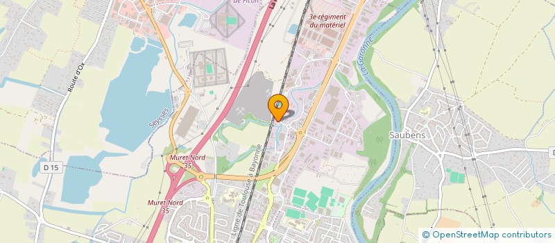 localisation de l'entreprise MARCLAN  MURET