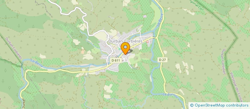 localisation de l'entreprise MARCLAU  DURBAN-CORBIERES