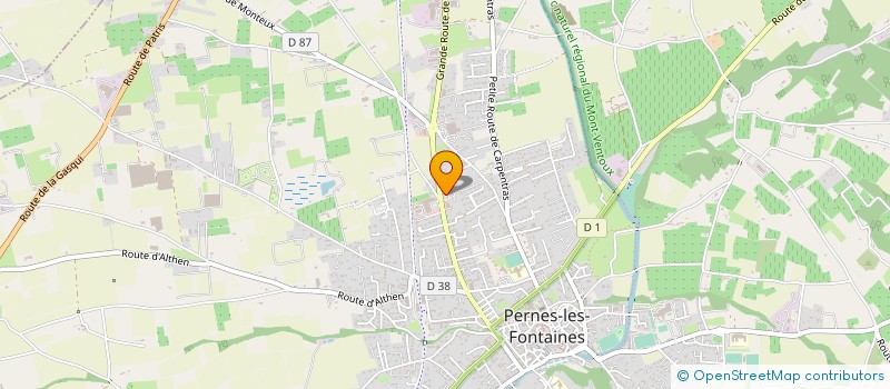 localisation de l'entreprise MARCLAUD à PERNES-LES-FONTAINES