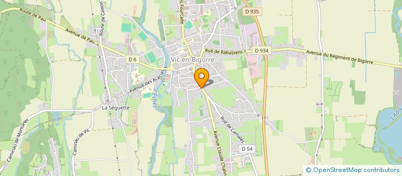 localisation de l'entreprise MARCLE  VIC-EN-BIGORRE