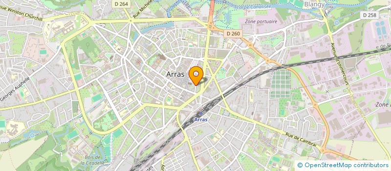 localisation de l'entreprise MARCO à ARRAS