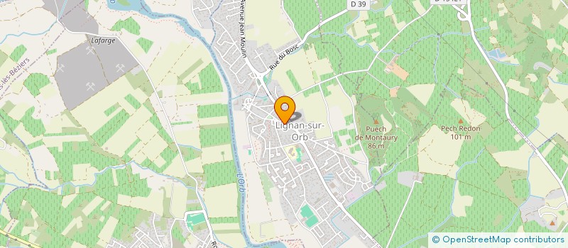 localisation de l'entreprise MARCO  LIGNAN-SUR-ORB