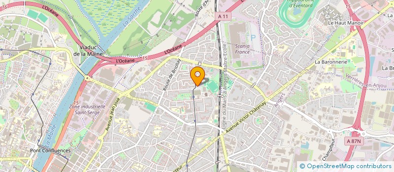 localisation de l'entreprise MARCO à ANGERS