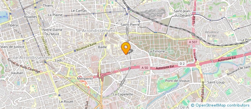 localisation de l'entreprise MARCO à MARSEILLE