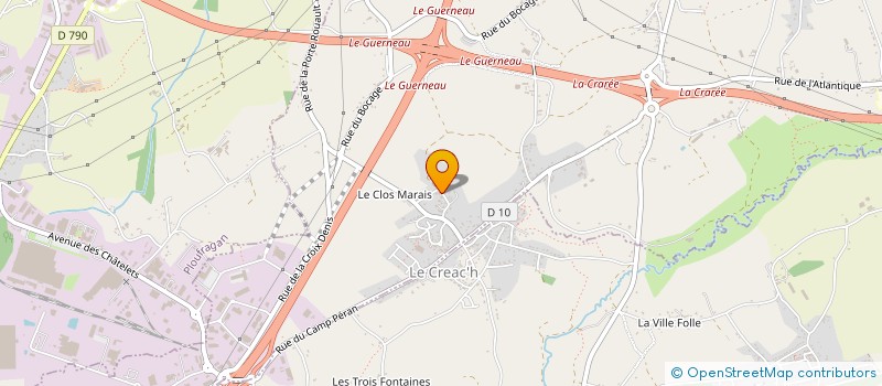 localisation de l'entreprise MARCO à TREGUEUX