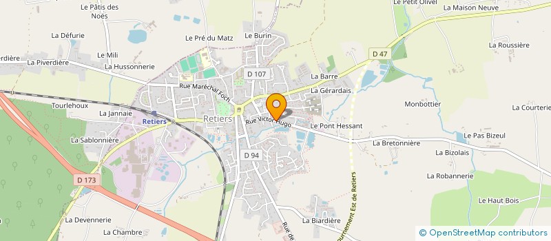 localisation de l'entreprise MARCO  RETIERS