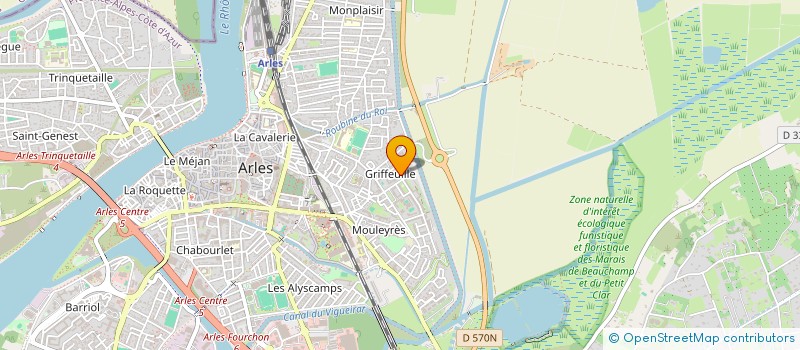 localisation de l'entreprise MARCO BRICO PRO à ARLES