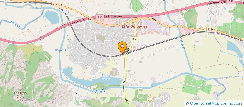 localisation de l'entreprise MARCO CONCEPT DESIGN  ROQUEBRUNE-SUR-ARGENS