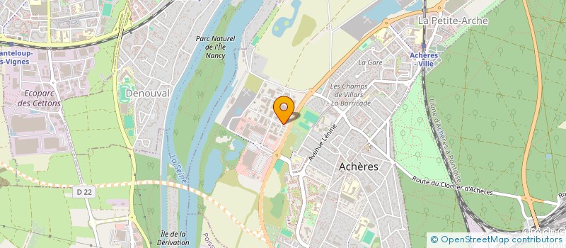 localisation de l'entreprise MARCO FRANCE CONSTRUCTIONS  ACHERES