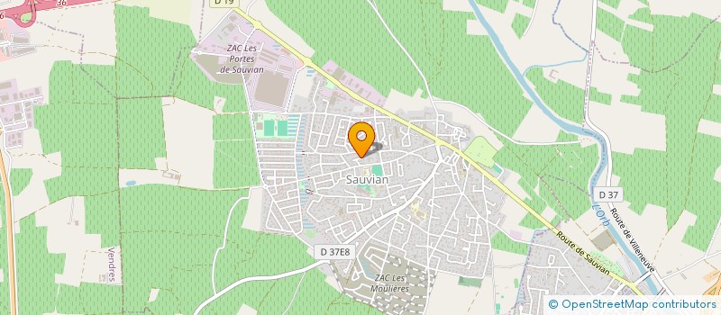 localisation de l'entreprise MARCO FRERES  SAUVIAN