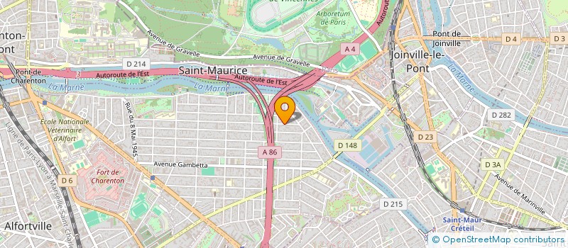 localisation de l'entreprise MARCO INFORMATIQUE  MAISONS-ALFORT