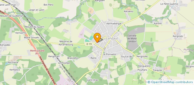 localisation de l'entreprise MARCO-PILOTE  LANDAUL