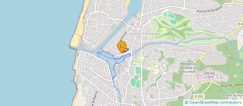 localisation de l'entreprise MARCO POLO  SOORTS-HOSSEGOR