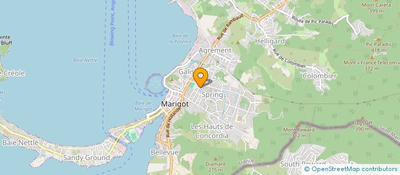 localisation de l'entreprise MARCO POLO  SAINT MARTIN