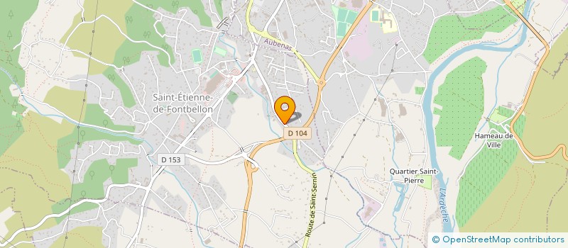 localisation de l'entreprise MARCO POLO BY BFG  SAINT-ETIENNE-DE-FONTBELLON