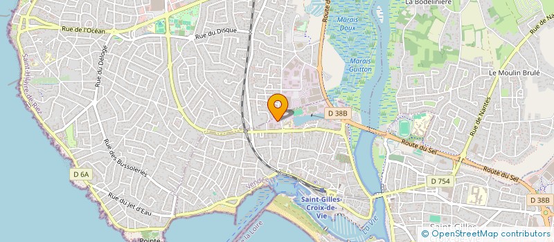 localisation de l'entreprise MARCO POLO CHARPENTE NAVALE  SAINT-GILLES-CROIX-DE-VIE