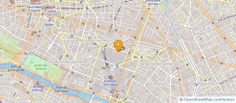 localisation de l'entreprise MARCO POLO CONTINENTAL à PARIS