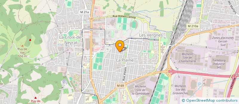 localisation de l'entreprise MARCO SOARES  CLERMONT-FERRAND