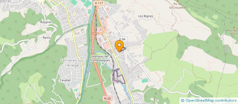 localisation de l'entreprise MARCO T CONSULTING à MONTGAILHARD
