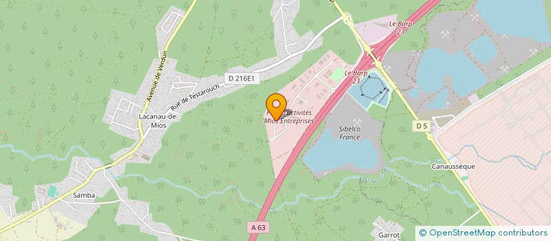 localisation de l'entreprise MARCO TECH à MIOS