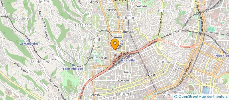 localisation de l'entreprise MARCO VENTILATION à NICE