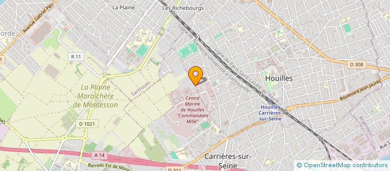 localisation de l'entreprise MARCO VIEIRA à HOUILLES