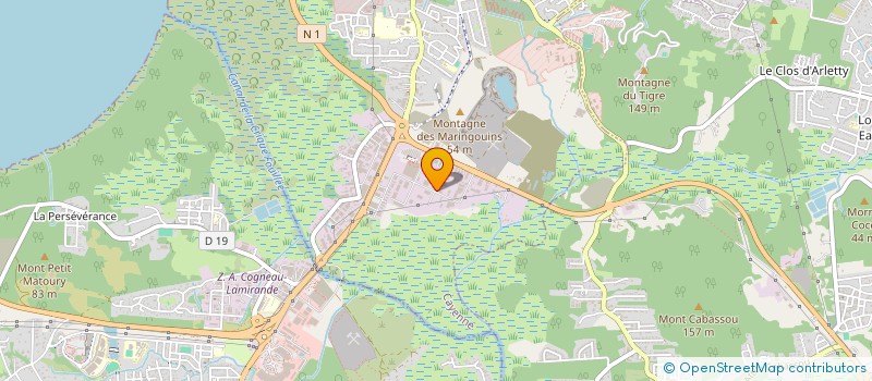 localisation de l'entreprise MARCOL  LE LAMENTIN