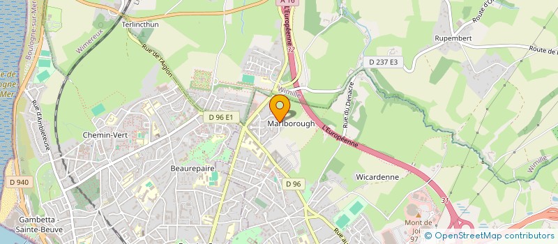 localisation de l'entreprise MARCOL SCI à SAINT-MARTIN-BOULOGNE