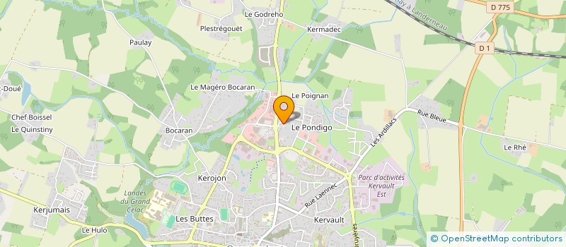 localisation de l'entreprise MARCOLAN à QUESTEMBERT