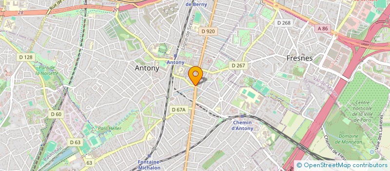 localisation de l'entreprise MARCOLAS à ANTONY