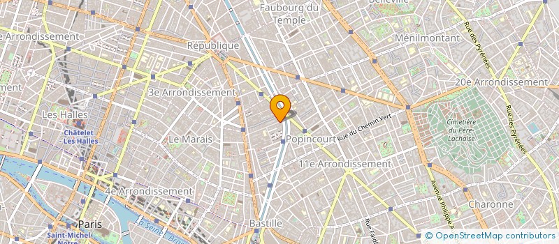 localisation de l'entreprise MARCOLIN FRANCE à PARIS