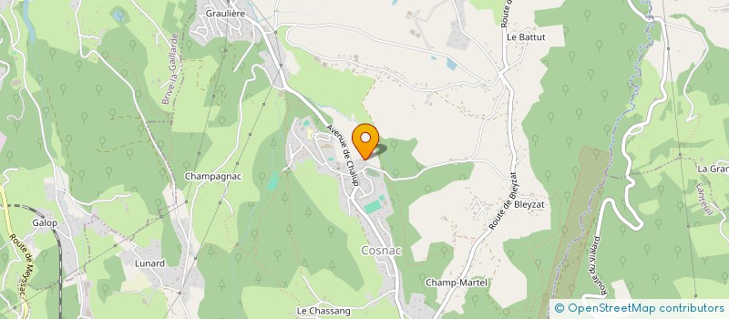 localisation de l'entreprise MARCOLINE  COSNAC