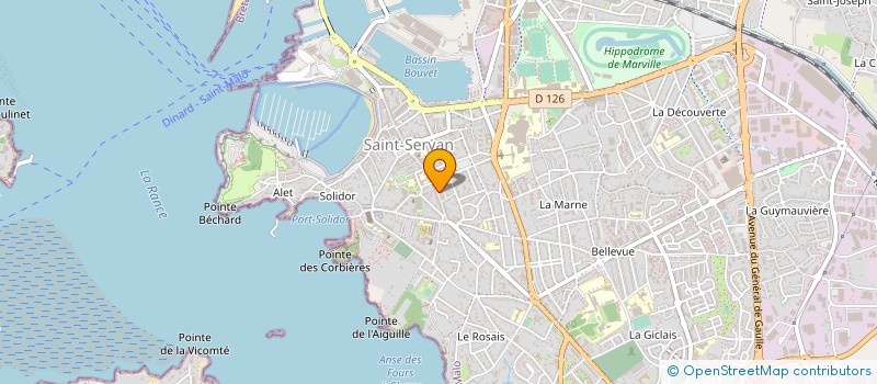 localisation de l'entreprise MARCOM  SAINT-MALO