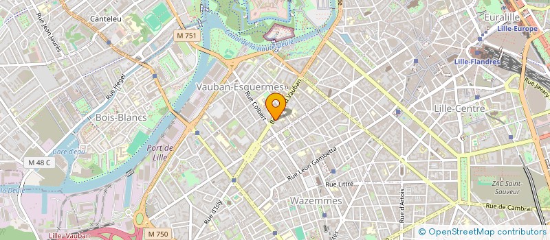 localisation de l'entreprise MARCOM à LILLE