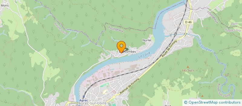 localisation de l'entreprise MARCON  AUREC-SUR-LOIRE