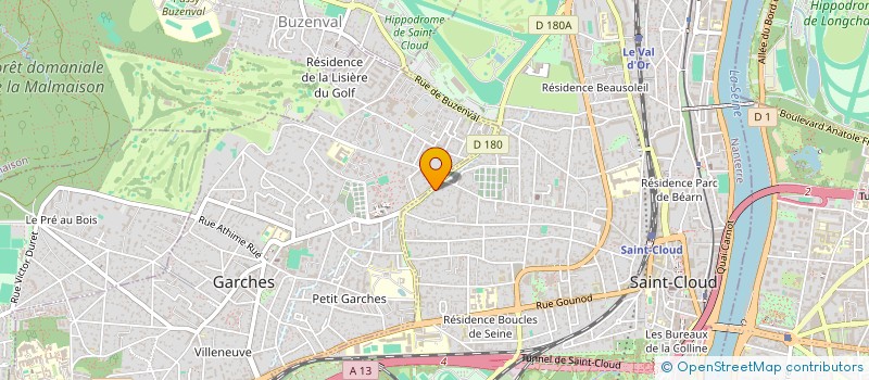 localisation de l'entreprise MARCON à SAINT-CLOUD