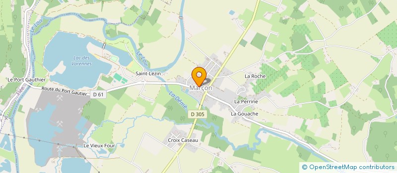 localisation de l'entreprise MARCON HIER ET AUJOURD'HUI  MARCON