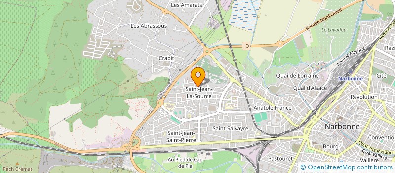 localisation de l'entreprise MARCONY à NARBONNE