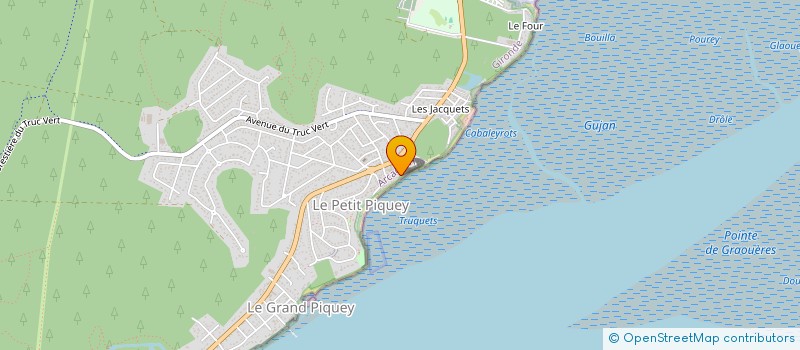 localisation de l'entreprise MARCOPIN  LEGE-CAP-FERRET