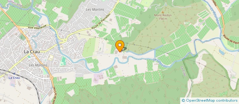 localisation de l'entreprise MARCOPOLO  LA CRAU