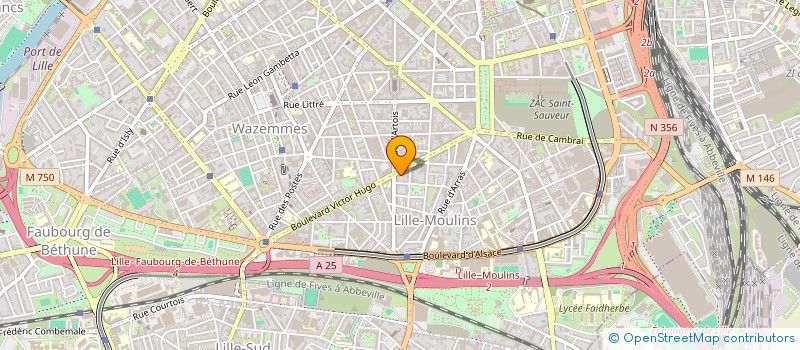 localisation de l'entreprise MARCORI à LILLE