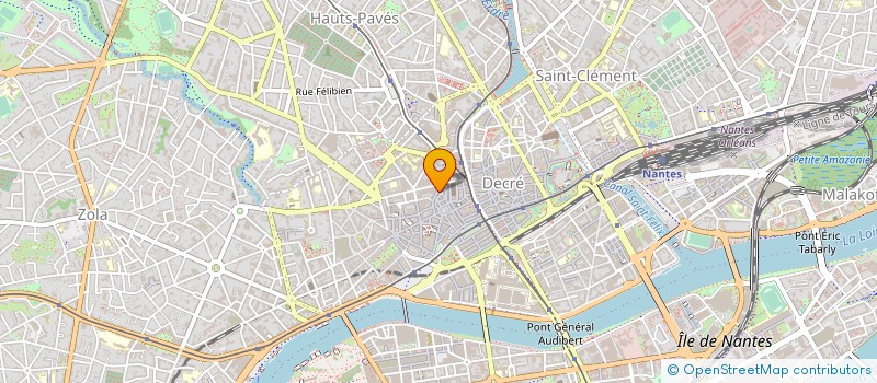 localisation de l'entreprise MARCORY à NANTES