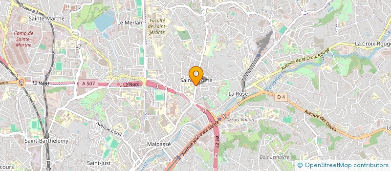 localisation de l'entreprise MARCOS à MARSEILLE