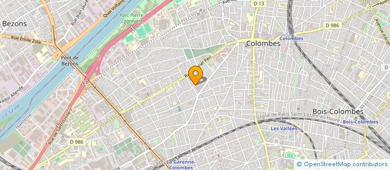 localisation de l'entreprise MARCOS RAVERDY  COLOMBES