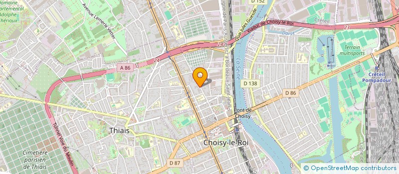 localisation de l'entreprise MARCOS VTC à CHOISY-LE-ROI