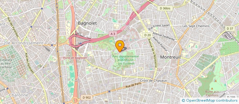 localisation de l'entreprise MARCOSERUSSI à BAGNOLET