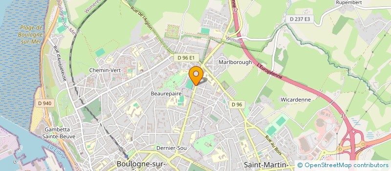 localisation de l'entreprise MARCOTTE à SAINT-MARTIN-BOULOGNE