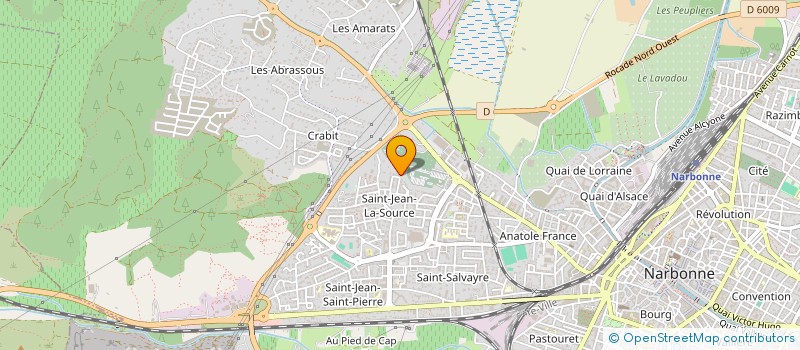 localisation de l'entreprise MARCOU à NARBONNE