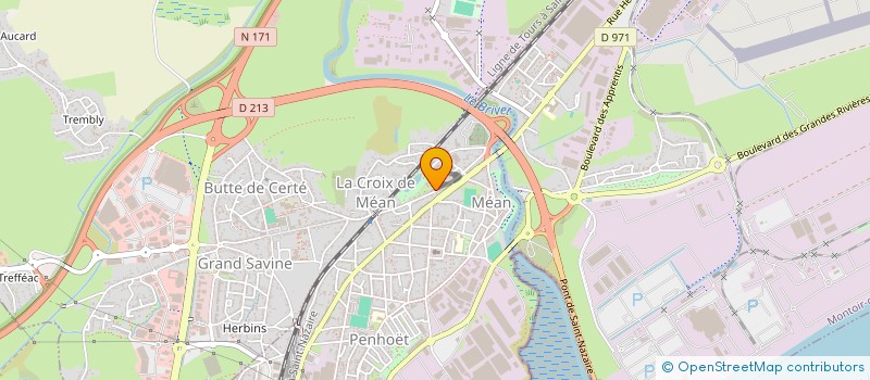 localisation de l'entreprise MARCOUSSY  SAINT-NAZAIRE