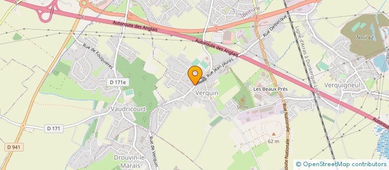 localisation de l'entreprise MARCOV  VERQUIN